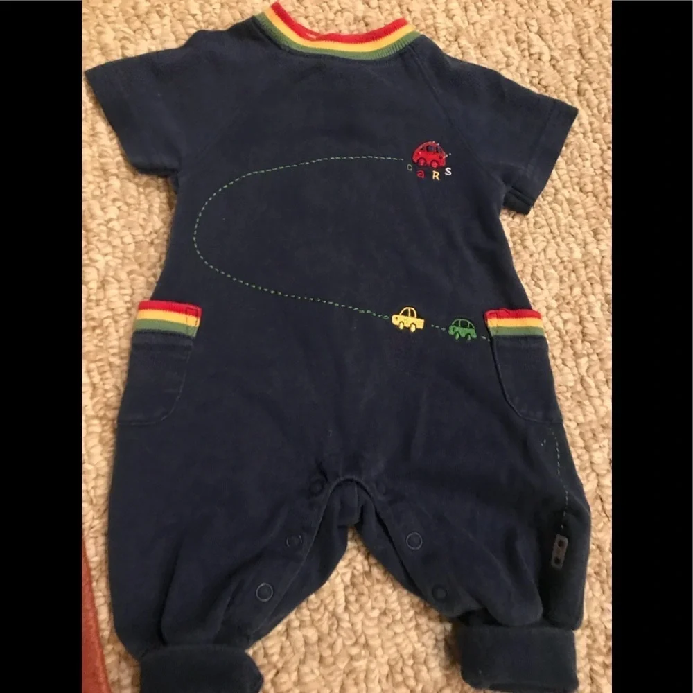 NICU 2001 PREEMIE CARS Appliqué Romper